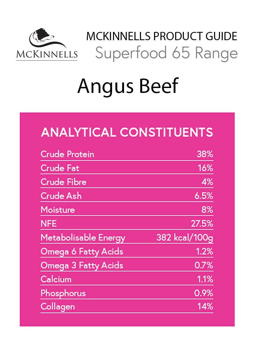 MCKINNELLS Superfood 65 Small Breed Angus Beef