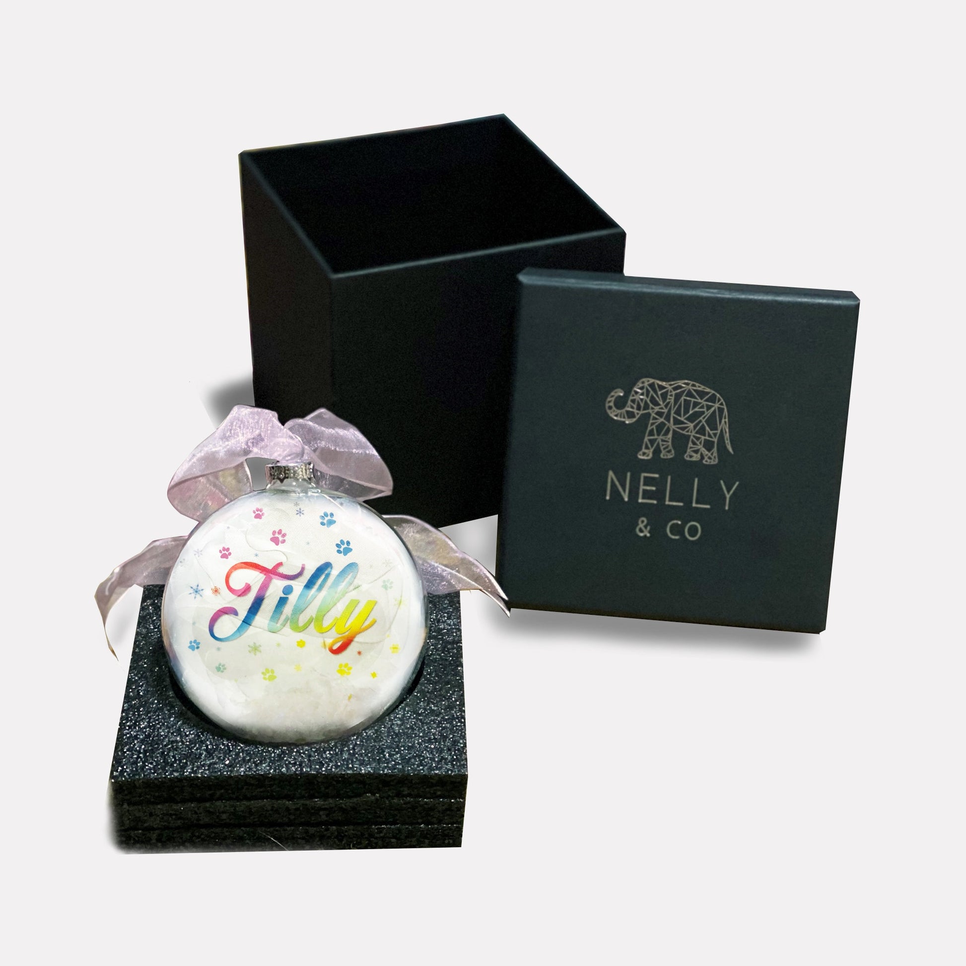 Dog | Cat Personalised Christmas Bauble | Personalized | Glass | Custom | Pet