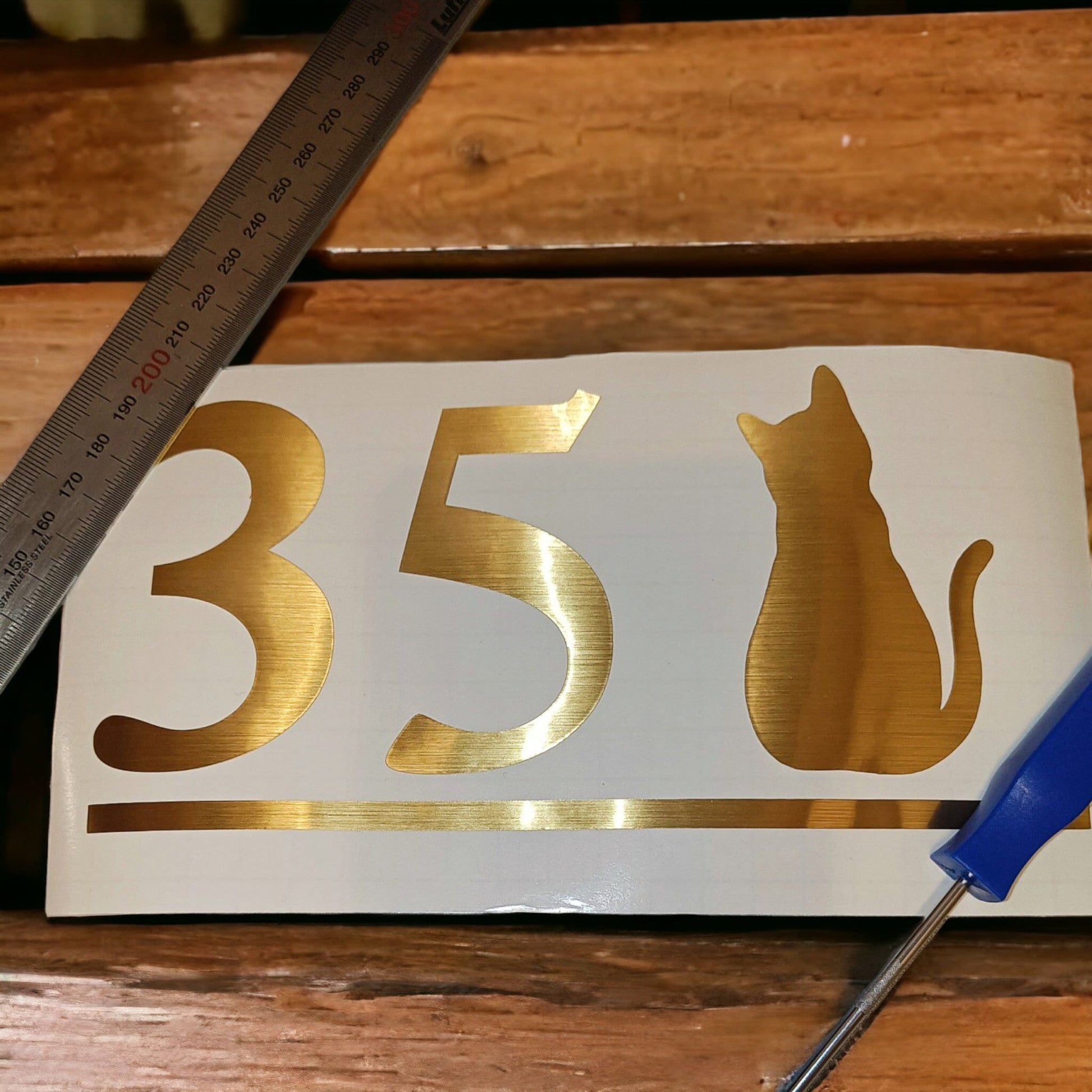 Any Breed Dog Personalised Mailbox Vinyl Decal | Postbox Permanent Outdoor Transfer