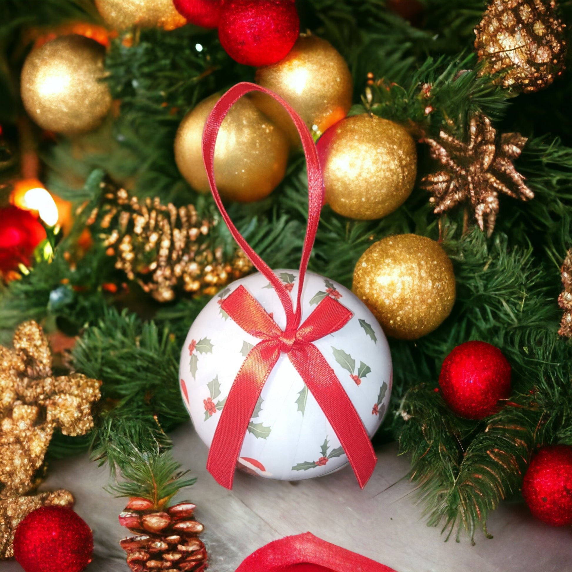 Dachshund Dog Christmas Bauble (optional set of 4)