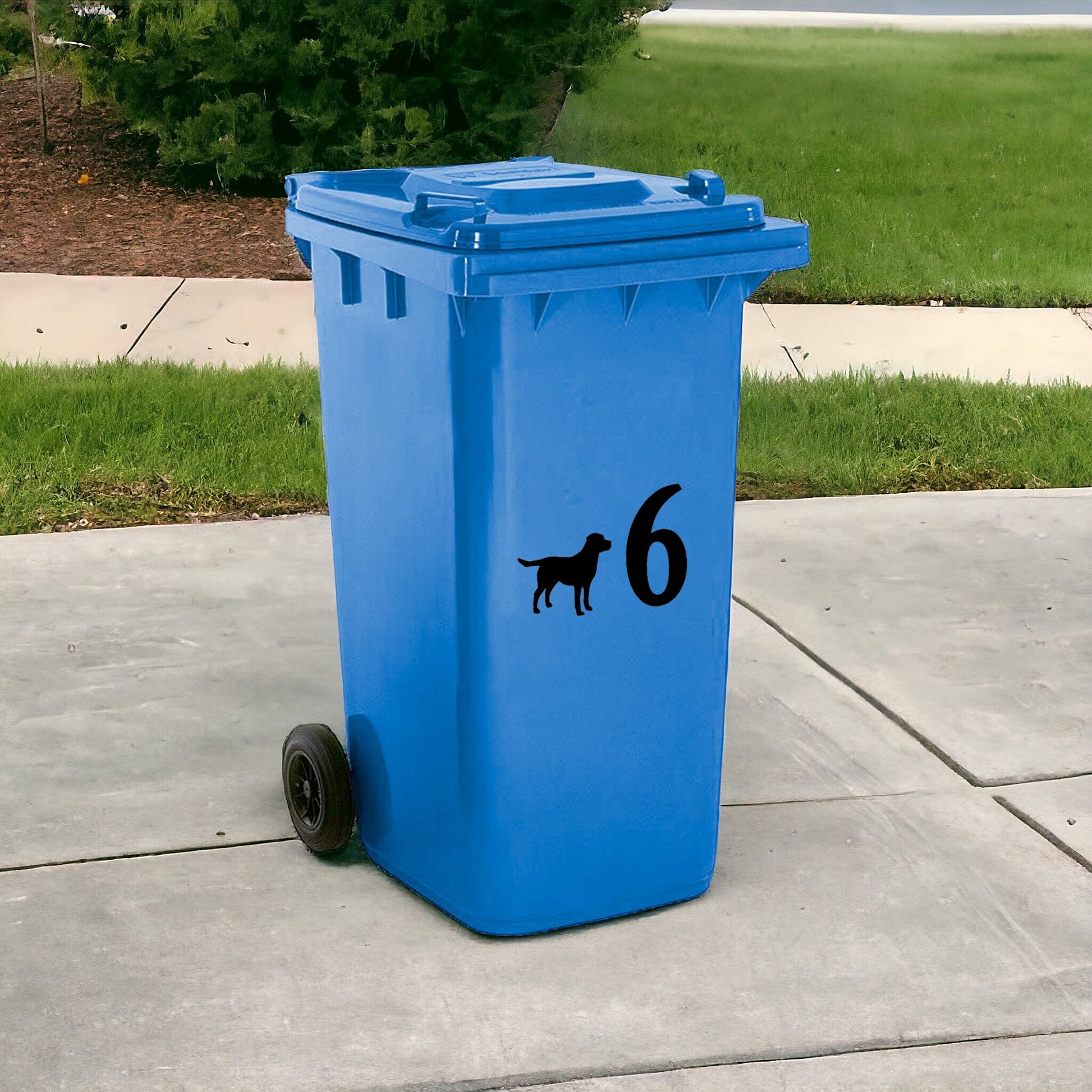 Any Breed Dog or Cat Wheelie Bin Sticker | Permanent Outdoor Transfer