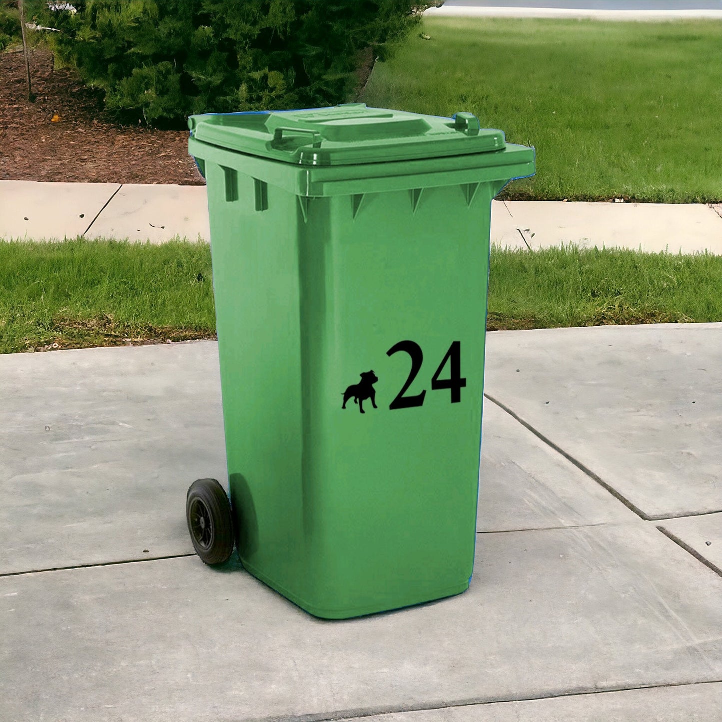 Any Breed Dog or Cat Wheelie Bin Sticker | Permanent Outdoor Transfer