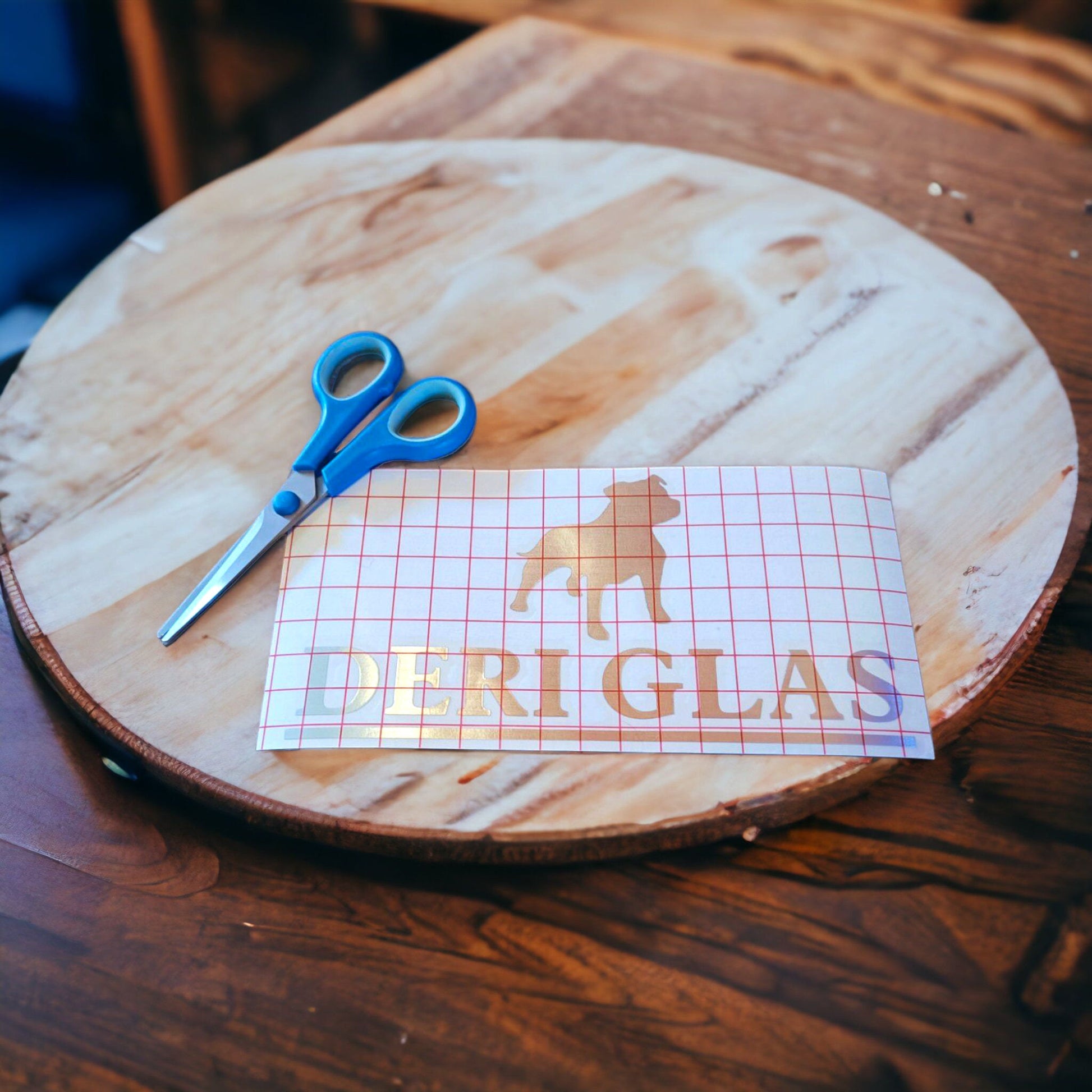 Newfoundland Dog Vinyl Decal for a Mailbox | Personalised Postbox Transfer