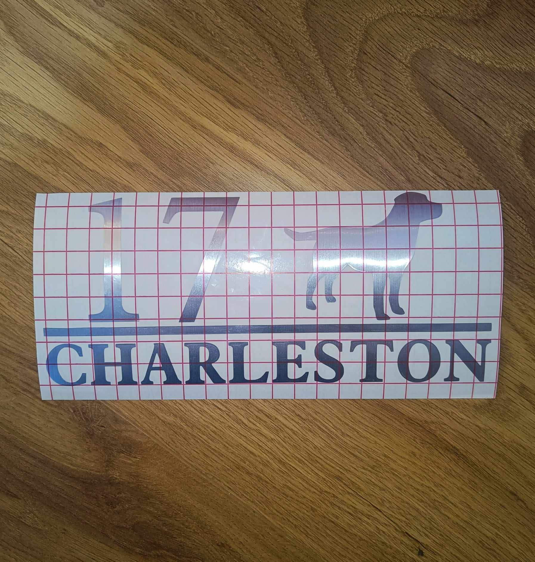 Labrador Dog Personalised Vinyl Decal for a Mailbox | Postbox | Letterbox