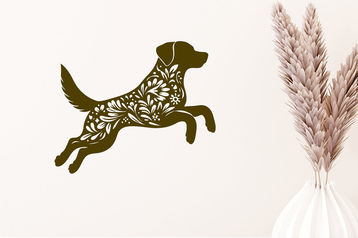 Labrador vinyl decal Personalised dog sticker art