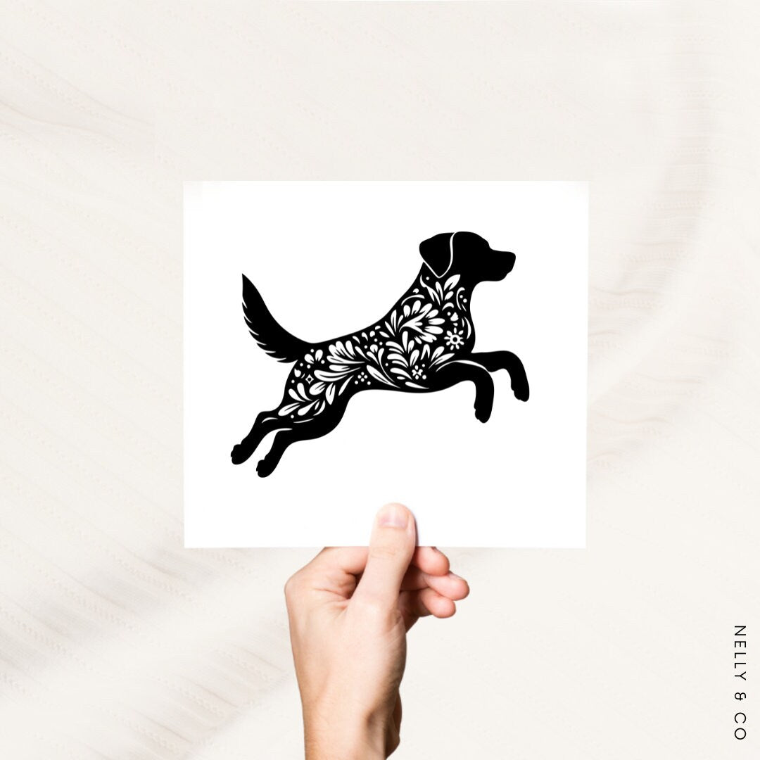 Dog On Board Vinyl Car Decal Labrador Bumper Sticker Rear Window
