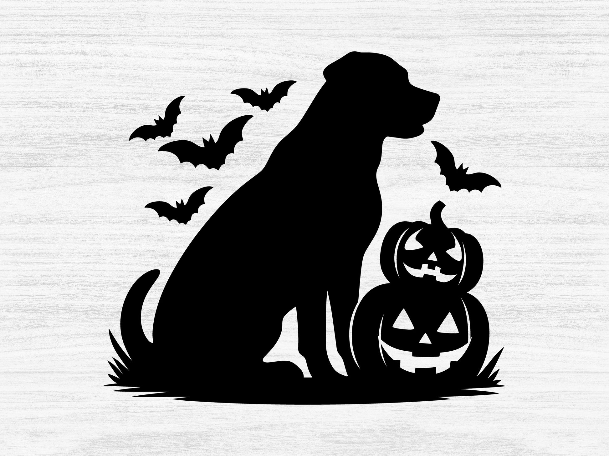 Halloween Labrador Dog Window Cling Decoration Reusable Sticker
