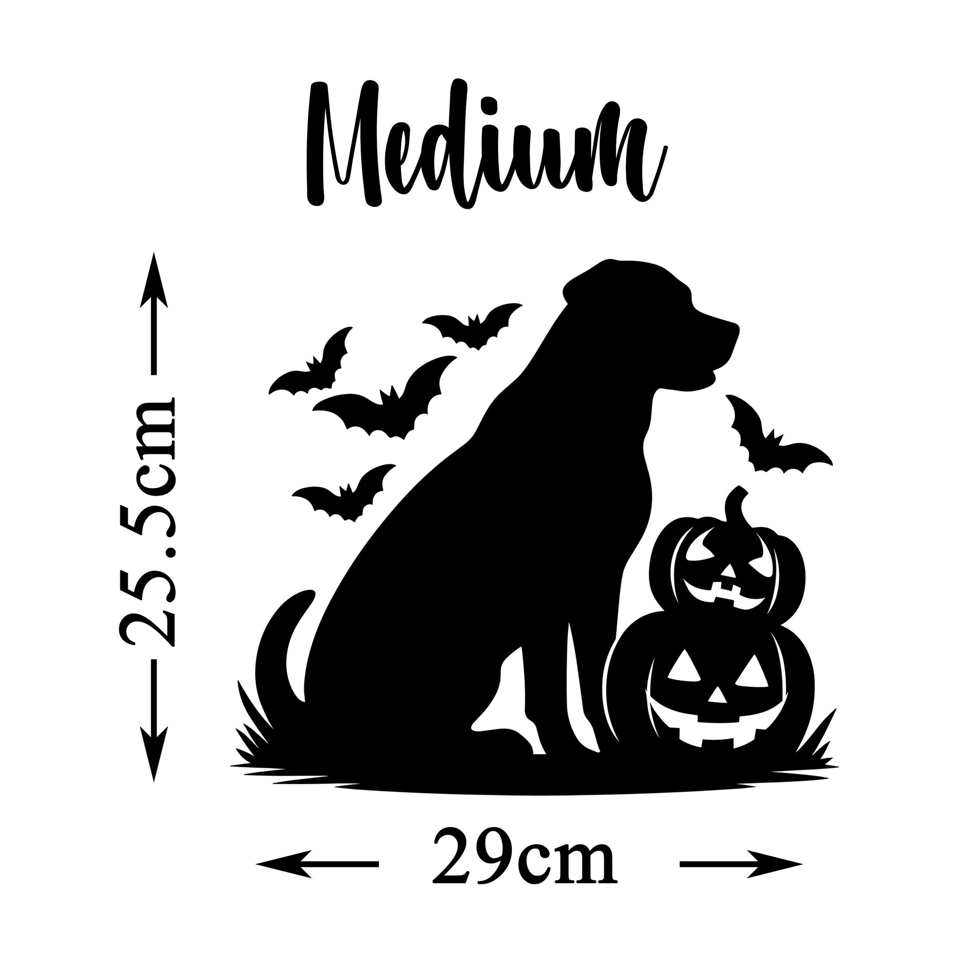 Halloween Labrador Dog Window Cling Decoration Reusable Sticker