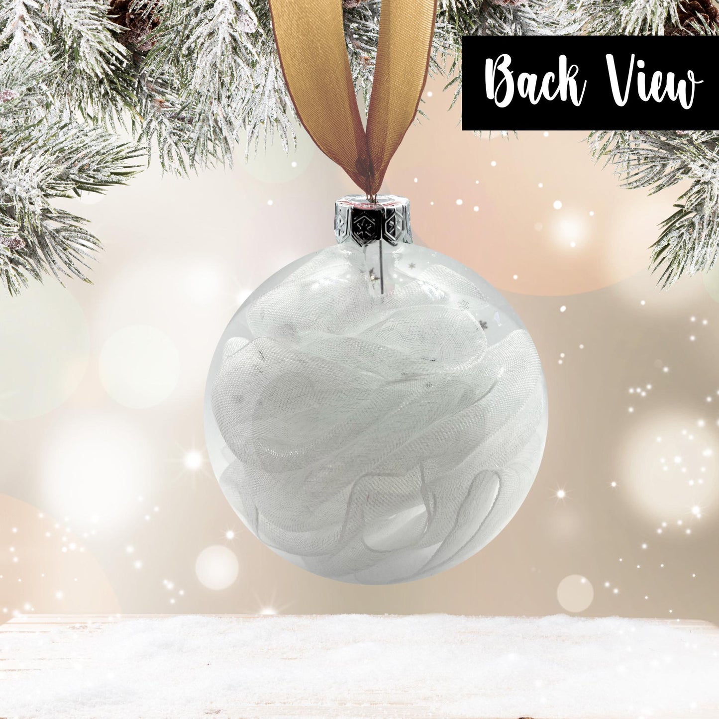 XL Bully / American Bully Dog Personalised Ornament | Custom Glass Christmas Bauble