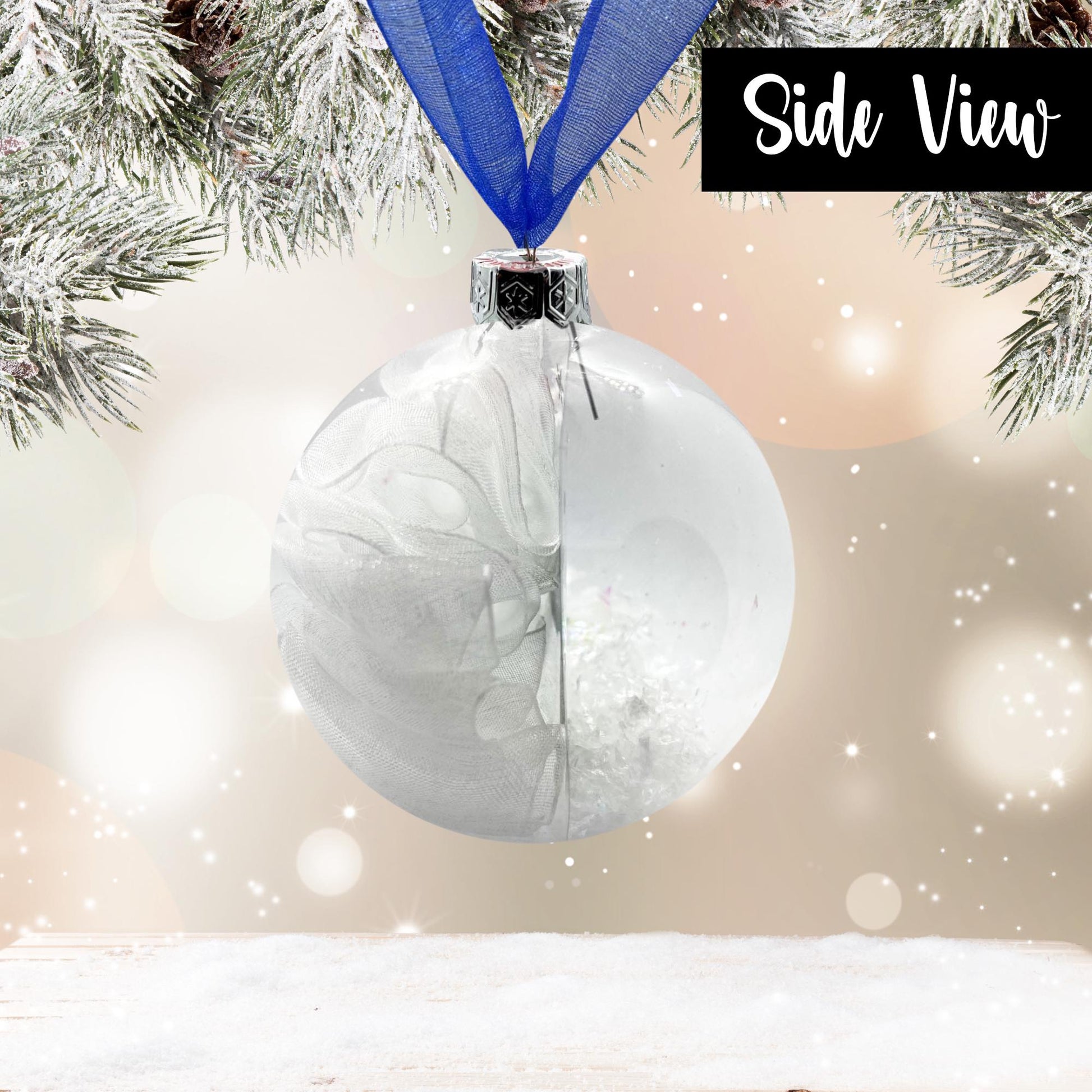 XL Bully / American Bully Dog Personalised Ornament | Custom Glass Christmas Bauble