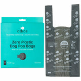 Adios Plastic 120 Compostable Poop Bags with Handles
