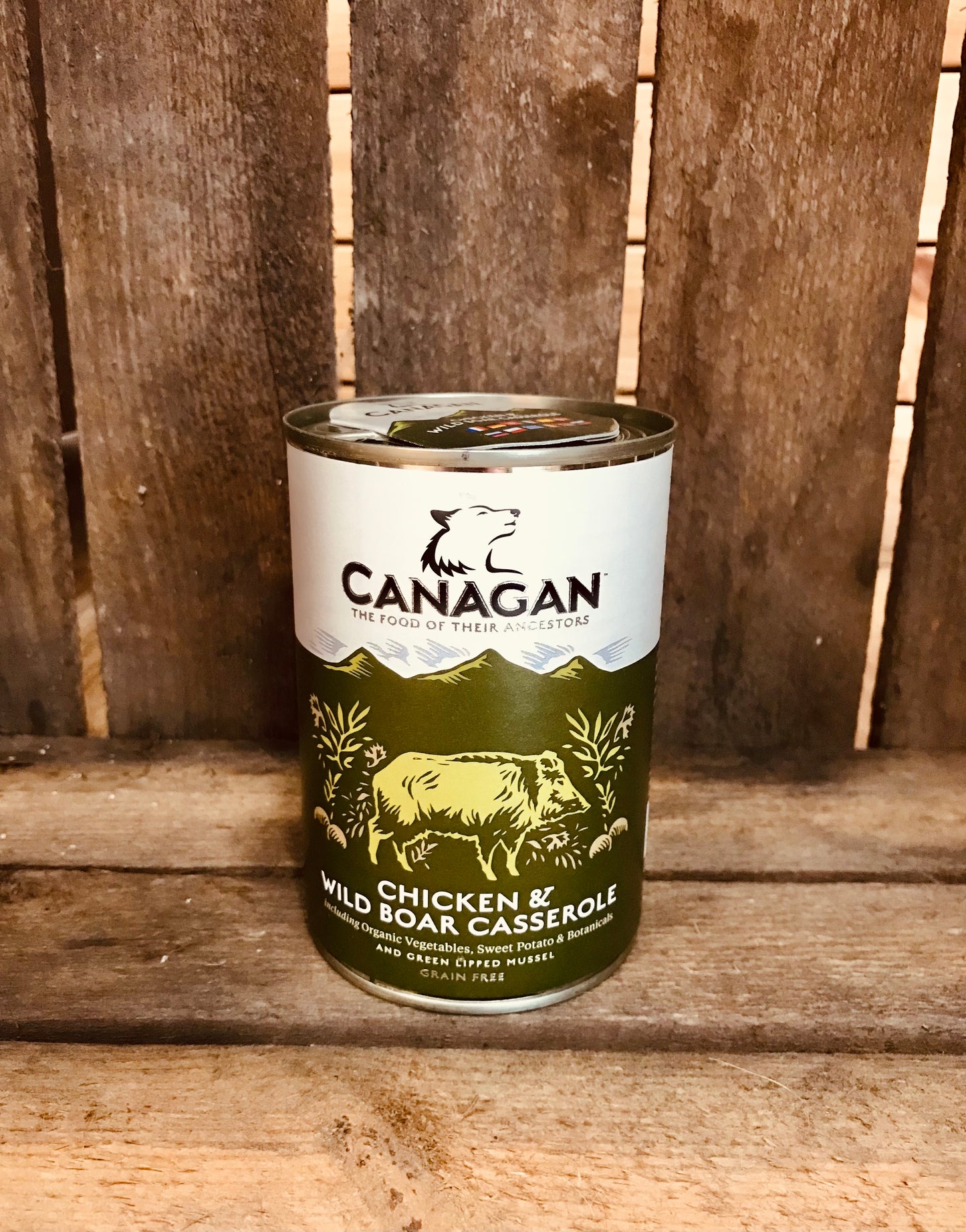 Canagan Chicken & Wild Boar Casserole Tin 400g