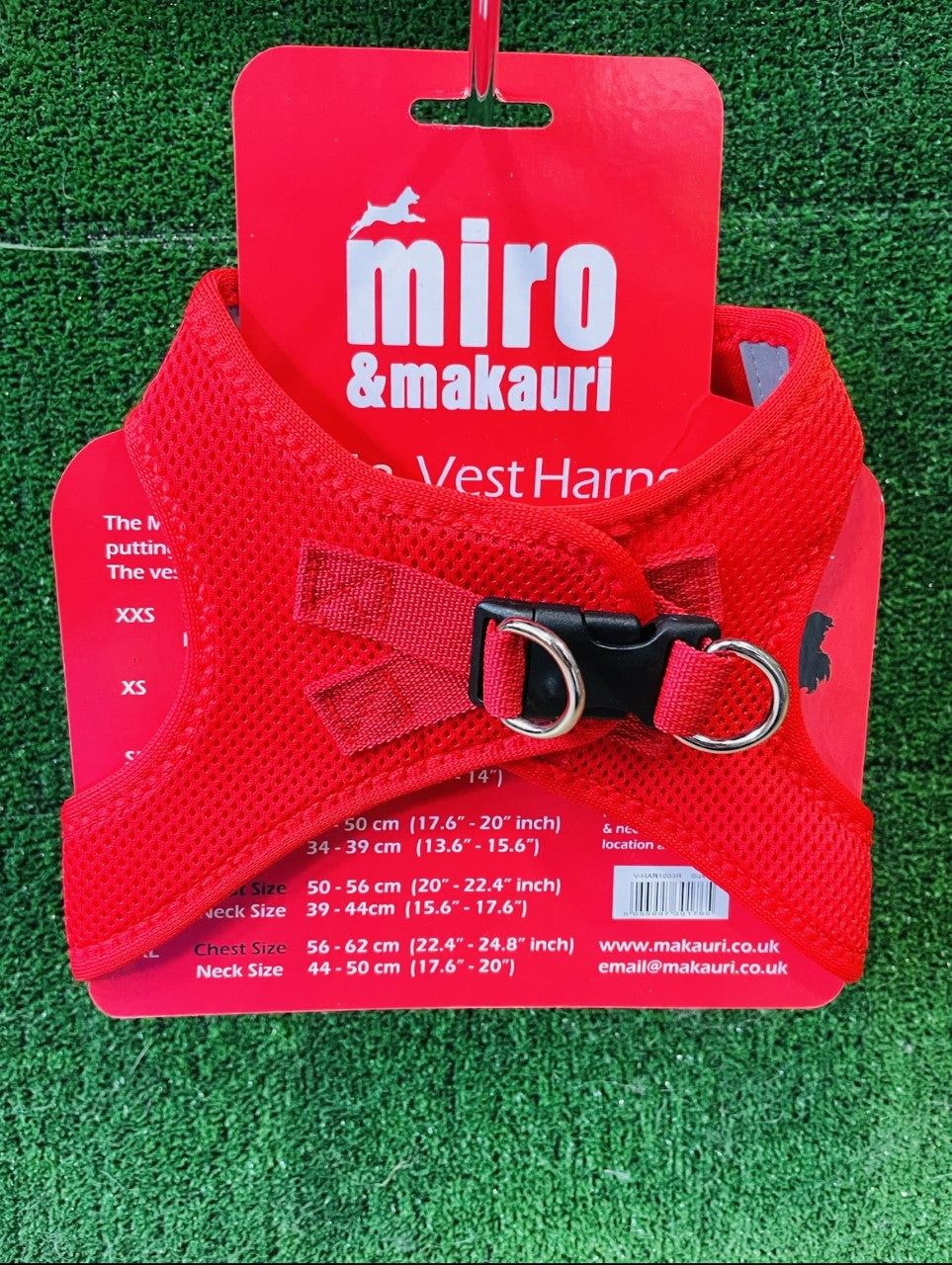 Miro & Makauri Step-in Red Vest Harness